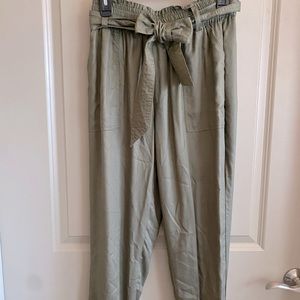 BOUTIQUE Business Casual Joggers WITH TIE BELT